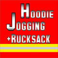 Hoodie-Jogginganzug mit Aufbewahrungsrucksack