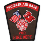 Abzeichen: Incirlik (T&uuml;rkei) Air Base Fire Dept.