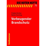 Livre: rouge Heft 75 "Vorbeugender Brandschutz"
