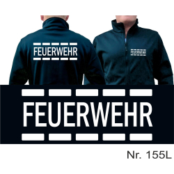 SmartSoftshelljacke navy,  FEUERWEHR im Polizeidesign in...