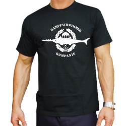 T-Shirt Kampfschwimmer Kompanie, blancos Emblem