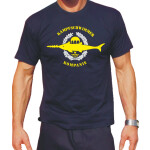 T-Shirt Kampfschwimmer Kompanie, plata-amarillos Emblem