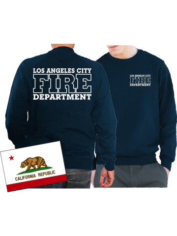 Sweat azul marino, Los Angeles City Fire Department