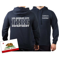 Hoodie blu navy, Los Angeles City Fire Department