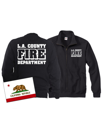 Veste de survêtement marin, Los Angeles County Fire Department