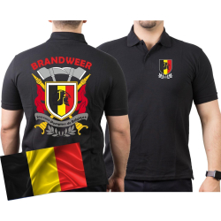 Polo (negro/noir) BRANDWEER - Sapeurs Pompiers de...