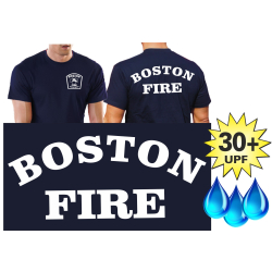 Fonctionnel-T-Shirt marin avec 30+ UV-protection, Boston...