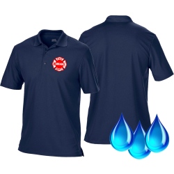Funzionale-Polo blu navy, Chicago Fire Dept....