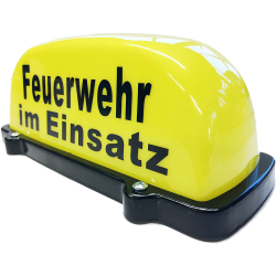 Dachaufsetzer amarillo/negro FW im Einsatz, unbeleuchtet,TüV-Gutachten bis 130 km/h