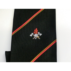Uniformkrawatte negro con Emblem + Diagonalbanda