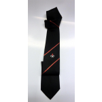 Uniformkrawatte noir avec Emblem + Diagonald&eacute;shabiller