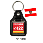 Schlüsselanhänger avec Leder FEUERWEHR 122 (AT)