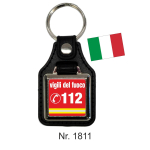 Schlüsselanhänger avec Leder Vigili del fuoco 112 (I)