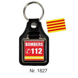 Schl&uuml;sselanh&auml;nger con Leder BOMBERS 112 (Catalan)