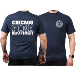 CHICAGO FIRE Dept. Standard, blu navy T-Shirt