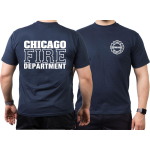 CHICAGO FIRE Dept. Standard, azul marino T-Shirt