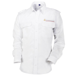 S-Gard-Diensthemd BaWü blanco con Stick, largoarm, nach VwV
