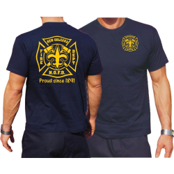 T-Shirt blu navy, New Orleans Fire Dept.&quot;Proud since...