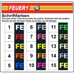 Sweat navy, font "MJ" JUGENDFEUERWEHR im Halbbogen with place-name