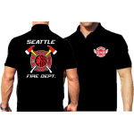 Polo black, Seattle Fire Dept. - mehrfarbig -