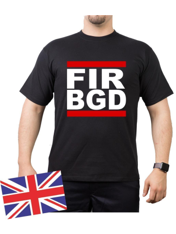 T-Shirt nero: FIR BGD (Fire Brigade)