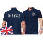 Polo marin, Fire & Rescue with Emblem on front