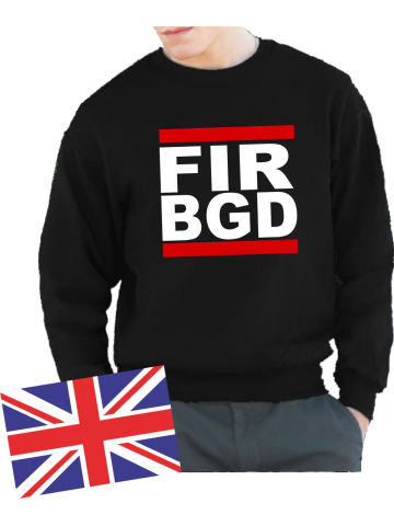 Sweat noir, FIR BGD (Fire Brigade)