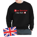 Sweat nero, fire service - I like that