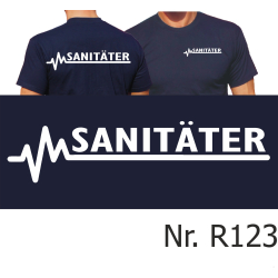 T-Shirt marin, SANIT&Auml;TER