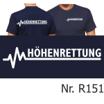 T-Shirt azul marino, HÖHENRETTUNG