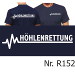 T-Shirt blu navy, HÖHLENRETTUNG