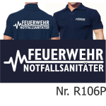 Polo navy, FEUERWEHR - NOTFALLSANITÄTER