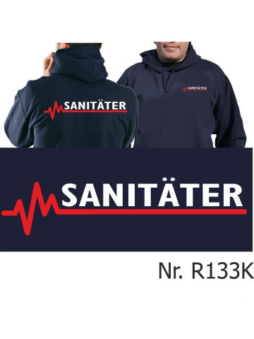 XL Notarzt Sweatshirt blau Feuerwehr Set Paket 10 x Rettungsdienst Pullover Gr 