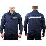 Sweat jacket navy, FIRST RESPONDER