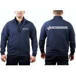 Sweat jacket navy, RETTUNGSHELFER