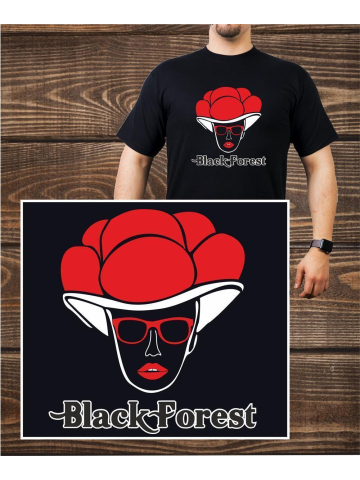 T-Shirt black, Bollenhut - Black Forest