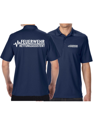 Funktions-Polo navy, FEUERWEHR - RETTUNGSASSISTENT