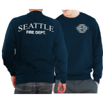 Sweat navy, Seattle Fire Dept. work