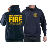 Hoodie blu navy, New Orleans Lousiana