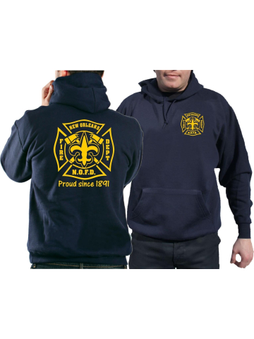 Hoodie marin, New Orleans Proud since 1891