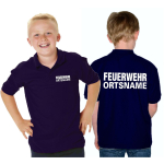 Kinder-Polo navy, FEUERWEHR with place-name font "A" white