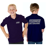 Kinder-Polo navy, FEUERWEHR with long "F" place-name in silver