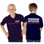 Kinder-Polo navy, FEUERWEHR font "A" place-name white with red stripe