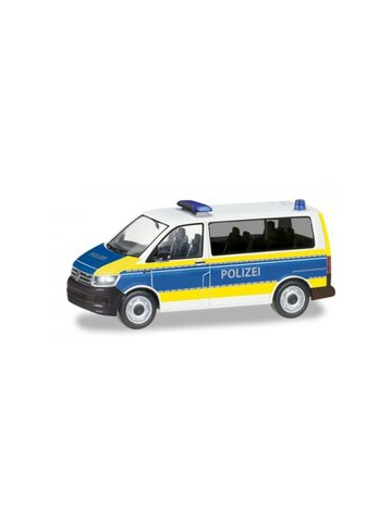 Modello di automobile 1:87 VW T6 Bus, Polizei Brandenburg