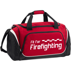 Sporttasche rojo "Fit For Firefighting", 62 x...