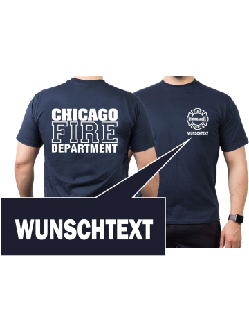 CHICAGO FIRE Dept. avec Wunschnoms, marin T-Shirt