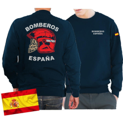 Sweat (marin/azul) BOMBEROS ESPA&Ntilde;A, bandera...