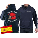 Hoodie (navy/azul) BOMBEROS VOLUNTARIOS, andera española
