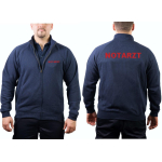Veste de survêtement marin, docteur urgentiste dans rouge