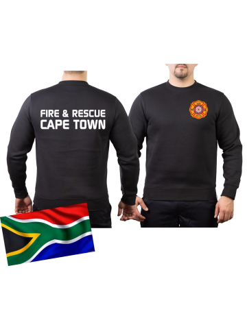 Sweat noir, CAPE TOWN Fire & Rescue (South Africa)